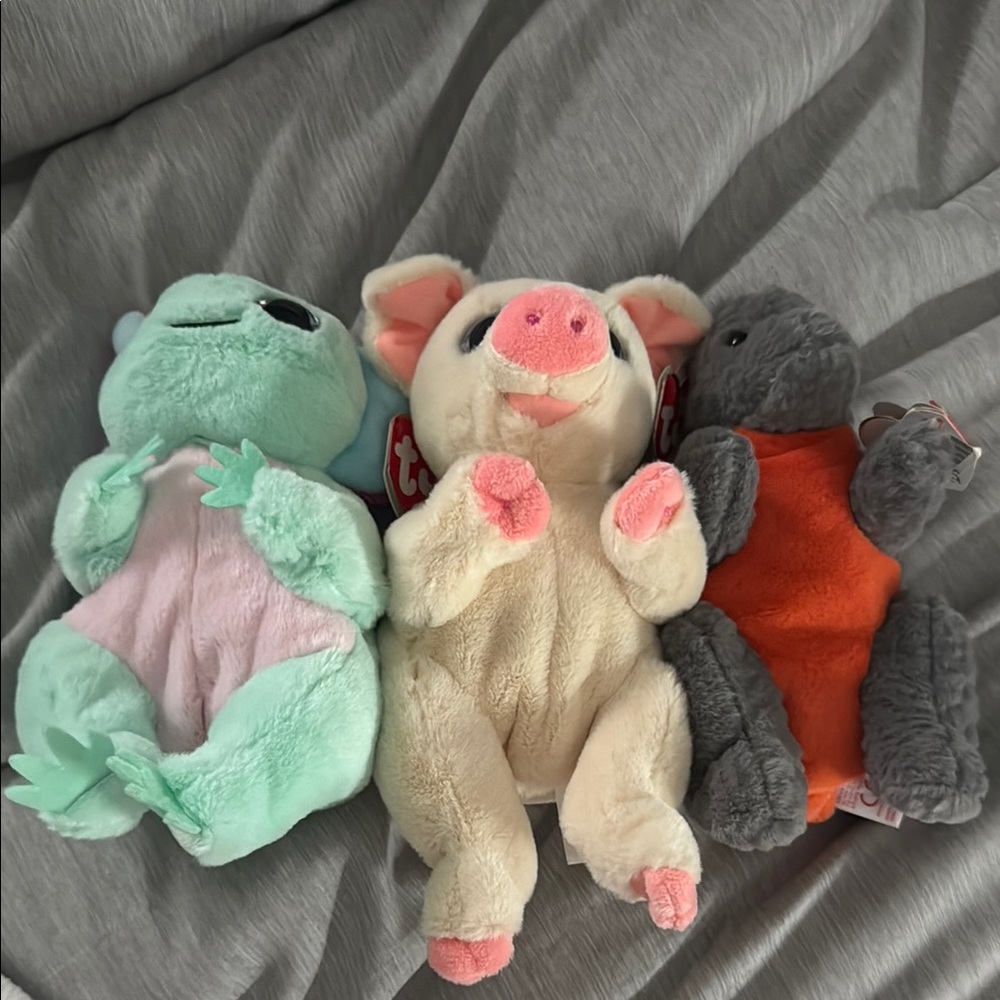 TY Plush Small stuffed animals SET OF 3